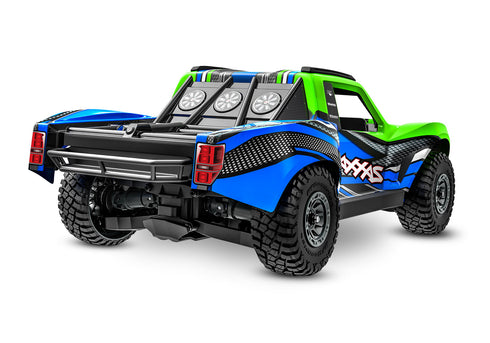 (IN-STORE PICKUP ONLY) MINI SLASH 4X4 GREEN/BLUE (BATTERY & CHARGER INCLUDED)